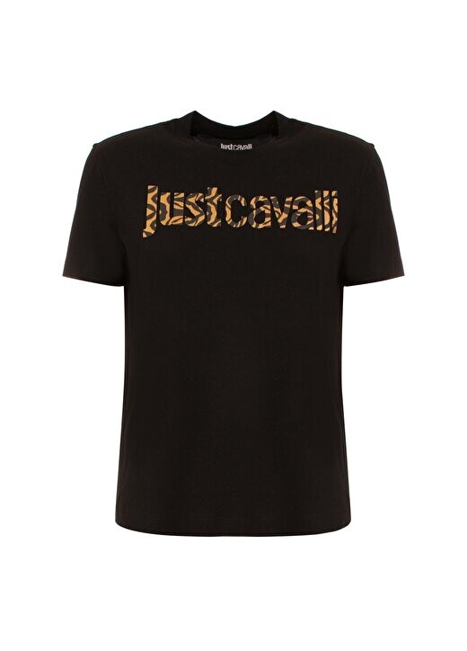 

Белая женская футболка с круглым вырезом с принтом 74PBHG03 Just Cavalli, белый
