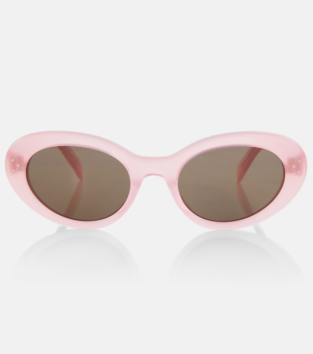 Солнцезащитные очки в овальной оправе Bold 3 Dots Celine, розовый