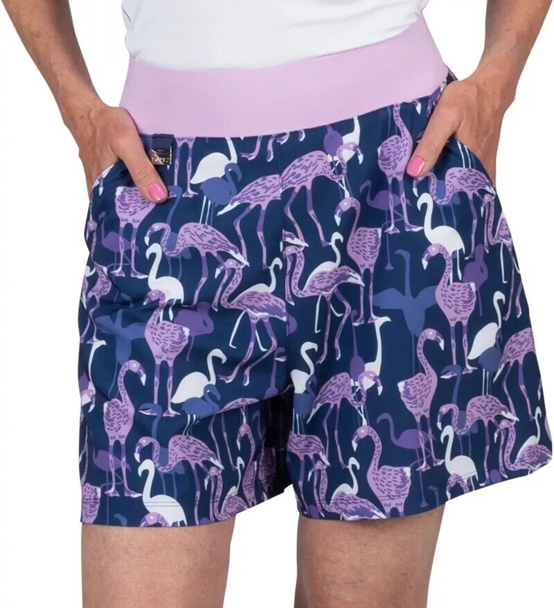 

Женские шорты для гольфа с фламинго Nancy Lopez Golf 18 дюймов, мультиколор
