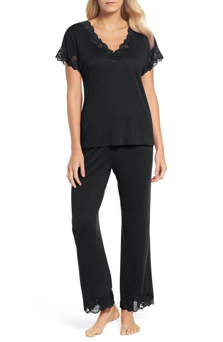 

Пижамный комплект Zen Floral NATORI, черный