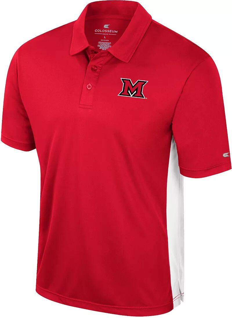 цена Colosseum Мужская красная футболка-поло Miami RedHawks