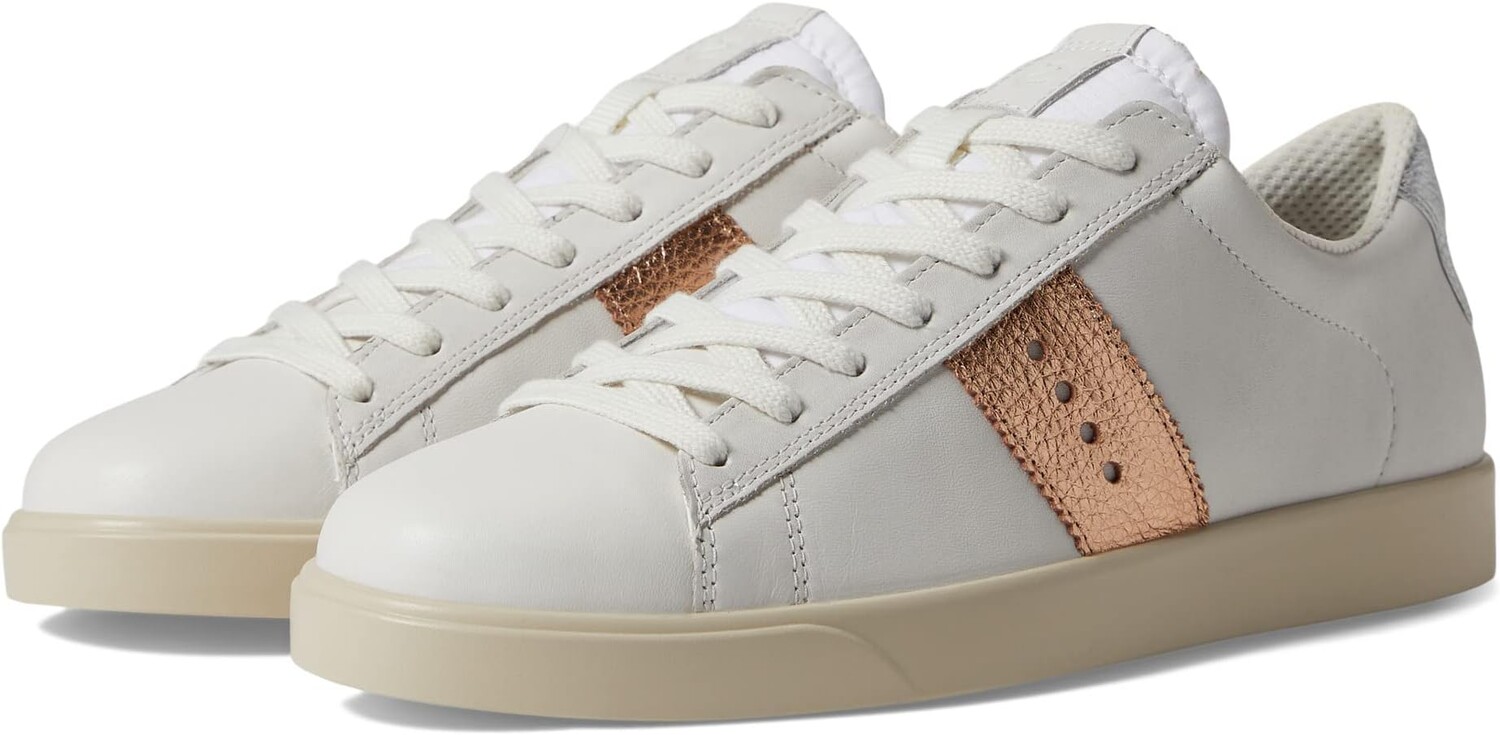 

Кроссовки Street Lite Retro Sneaker ECCO, цвет White/Hammered Bronze/Pure White Silver, Белый, Кроссовки Street Lite Retro Sneaker ECCO, цвет White/Hammered Bronze/Pure White Silver