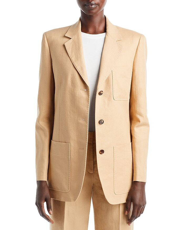 

Однобортный пиджак с накладными карманами Lafayette 148 New York