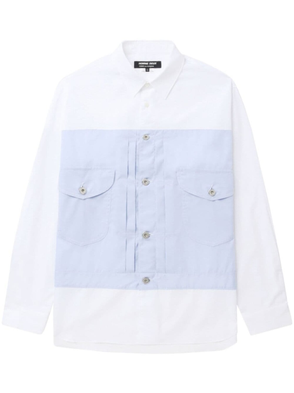

Поплиновая рубашка Comme des Garçons Homme Deux, белый