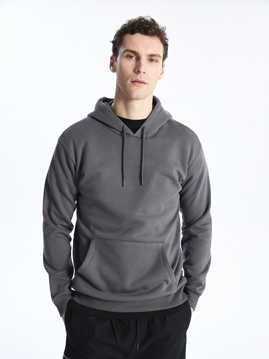 

Мужская толстовка с длинным рукавом LCW Casual, антрацит