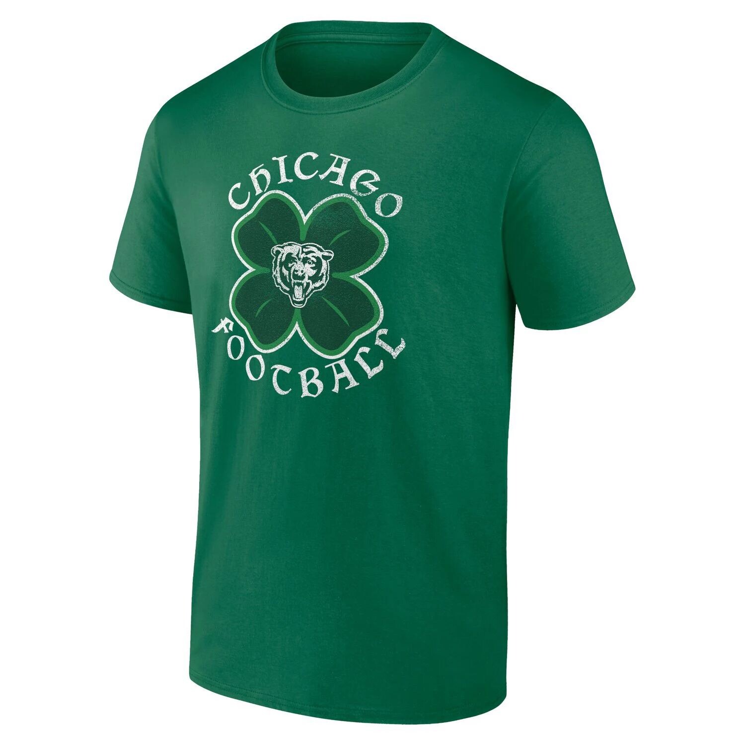 

Мужская футболка Fanatics с логотипом Kelly Green Chicago Bears Celtic Clover