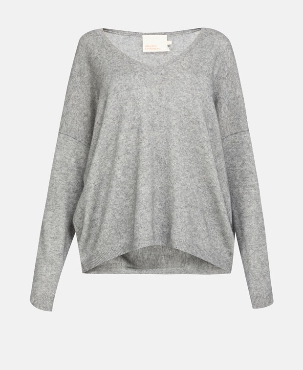 

Кашемировый пуловер Absolut Cashmere, серый