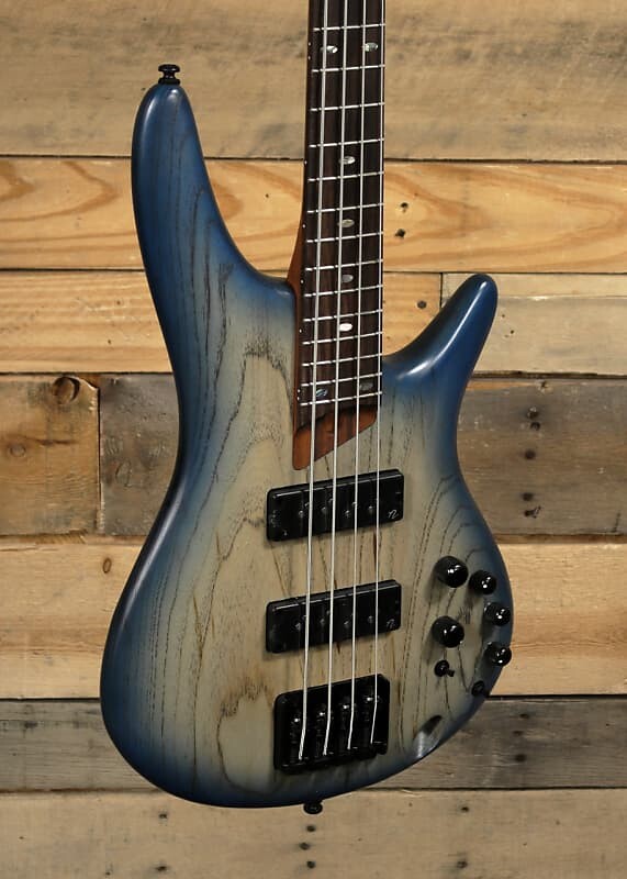 

Басс гитара Ibanez SR600E 4-String Bass Guitar Cosmic Blue Starburst Flat