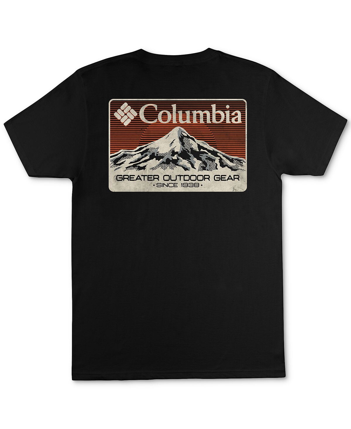 

Мужская футболка обычного кроя с логотипом Crum и графическим рисунком Columbia
