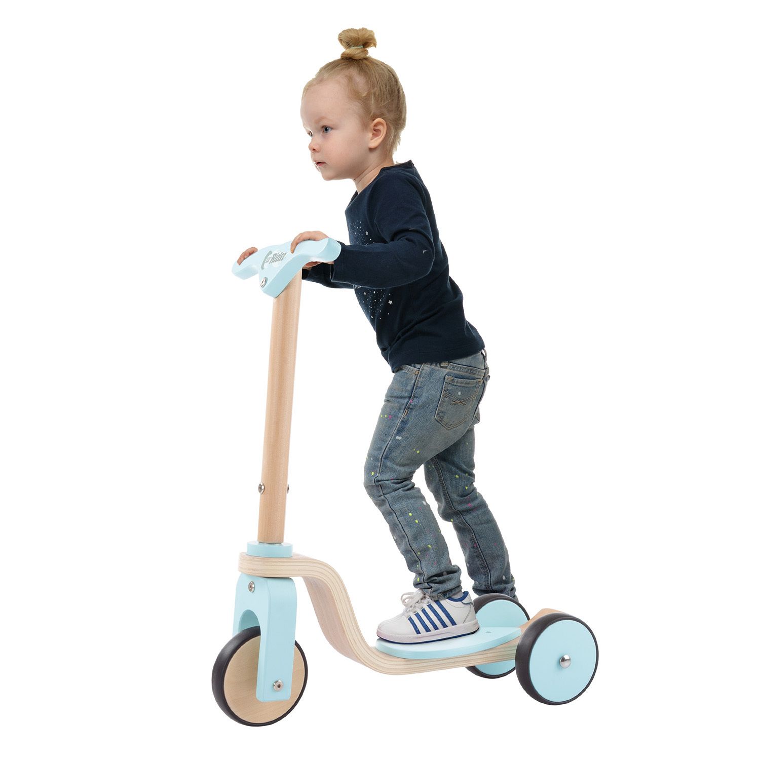 Детский деревянный 3-колесный самокат Lil' Rider для начинающих Lil' Rider цена и фото