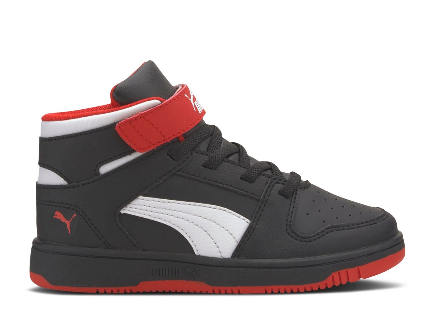 

Кроссовки Puma Rebound Layup Little Kid 'Black High Risk Red', черный