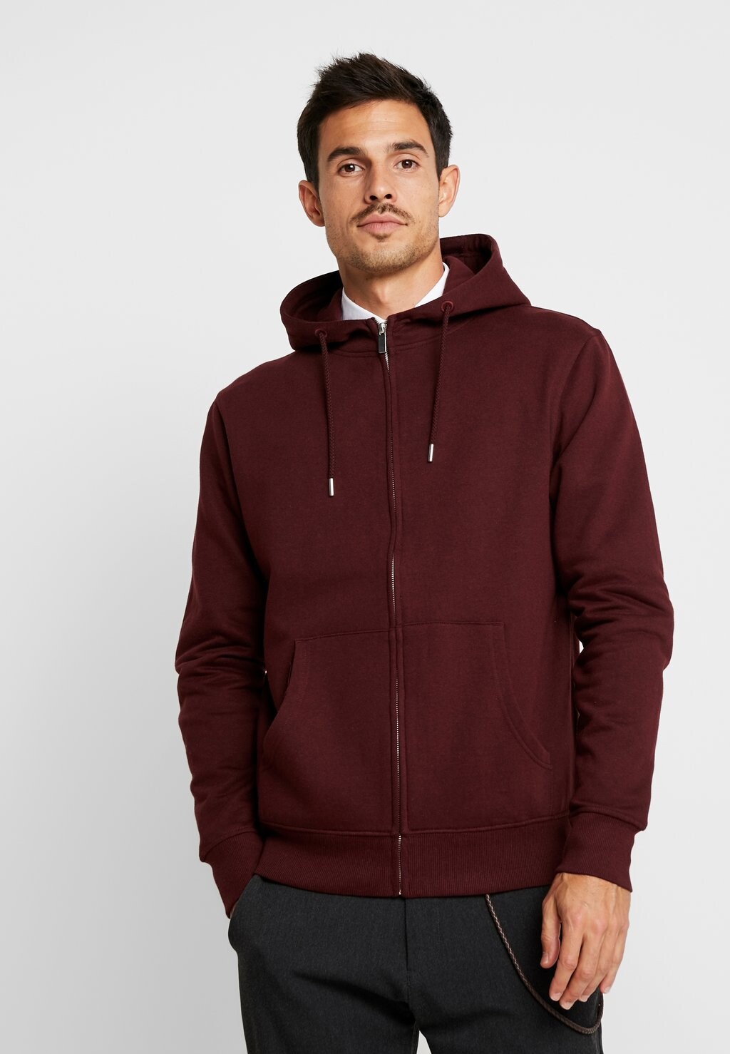 толстовка на молнии seven zip solid цвет wine red Толстовка на молнии Sdsweat Solid, цвет wine