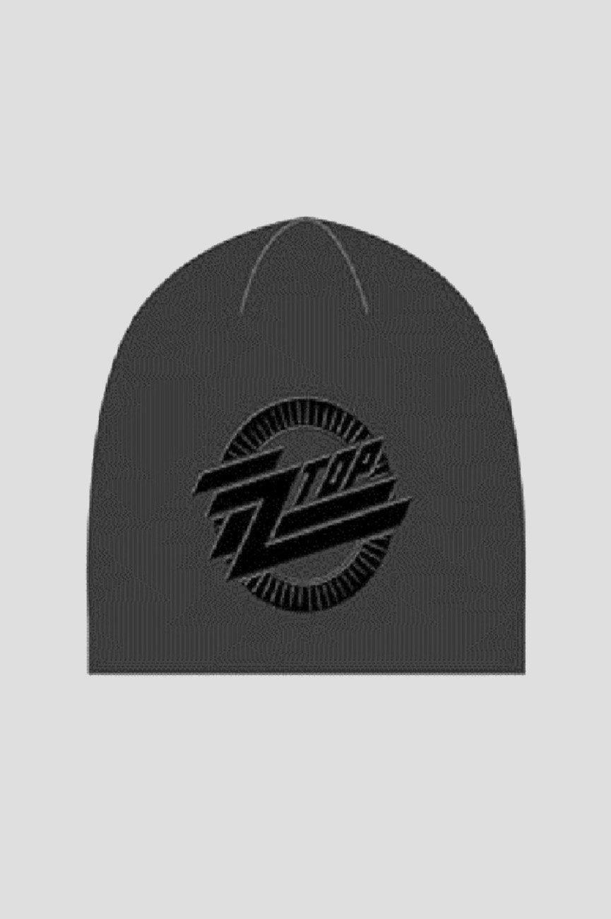 цена Шапка-бини с логотипом группы ZZ Top, серый