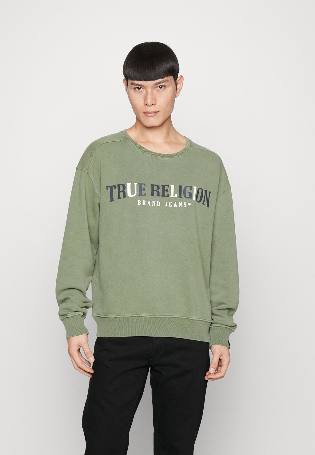 

Толстовка True Religion ЛОГОТИП, цвет military