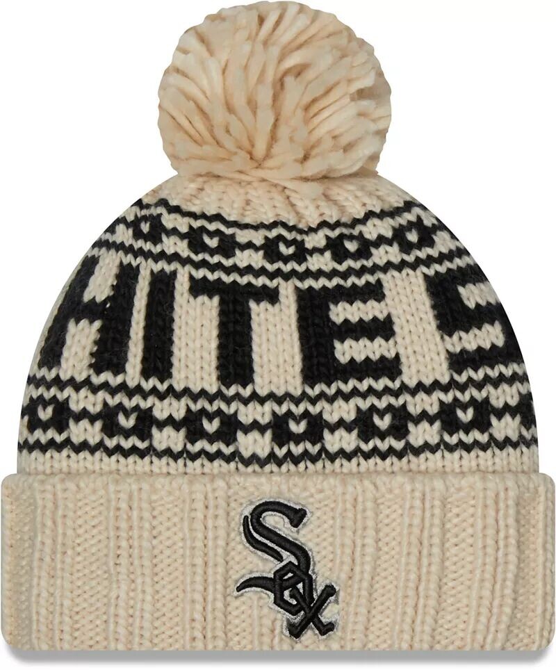 

Женские спортивные трикотажные кроссовки New Era Chicago White Sox Tan