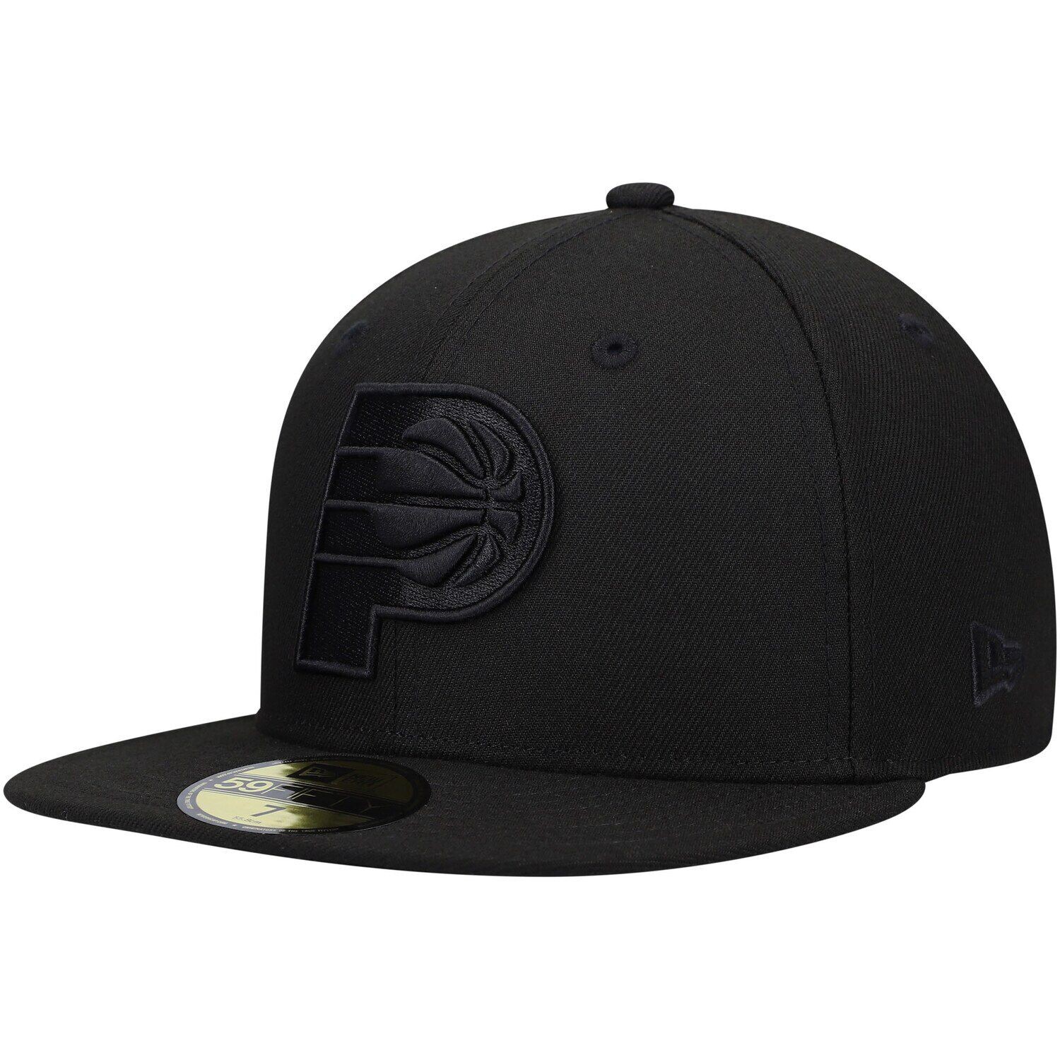 

Мужская приталенная кепка New Era Indiana Pacers Black On Black 59FIFTY