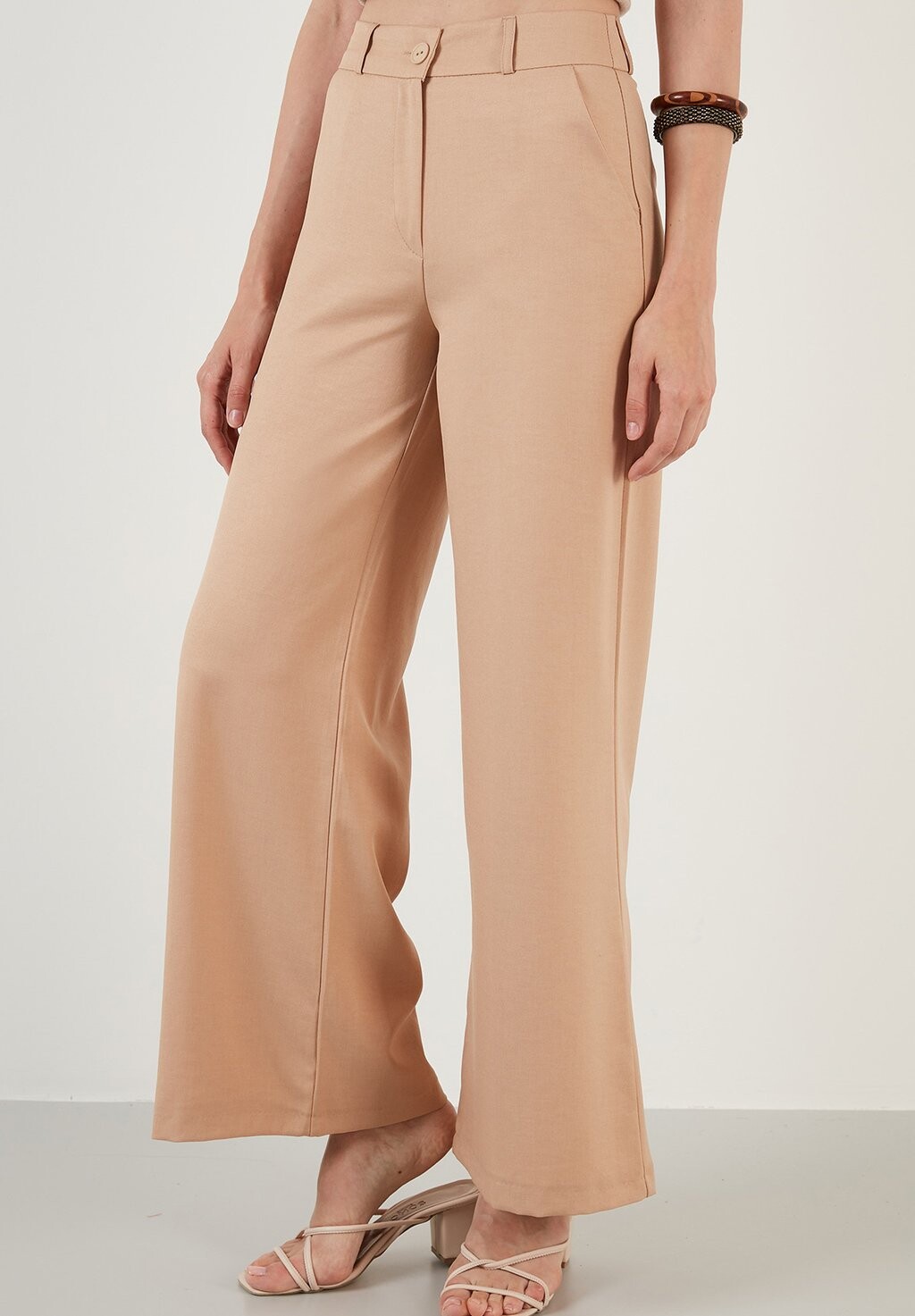 

Брюки LELA Regular Fit, серый, Серый;коричневый