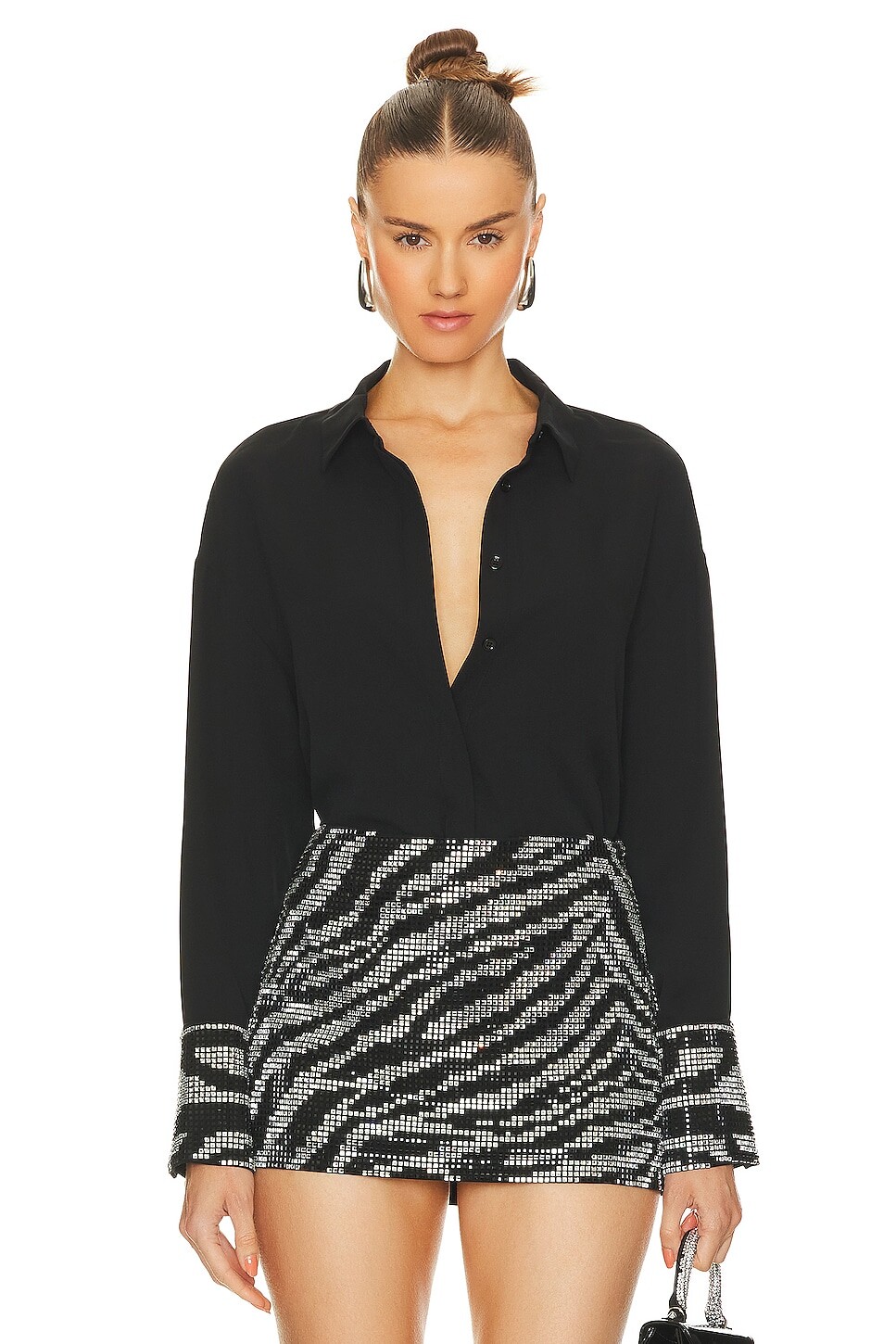 

Рубашка retrofete Andrea, цвет Black & Silver