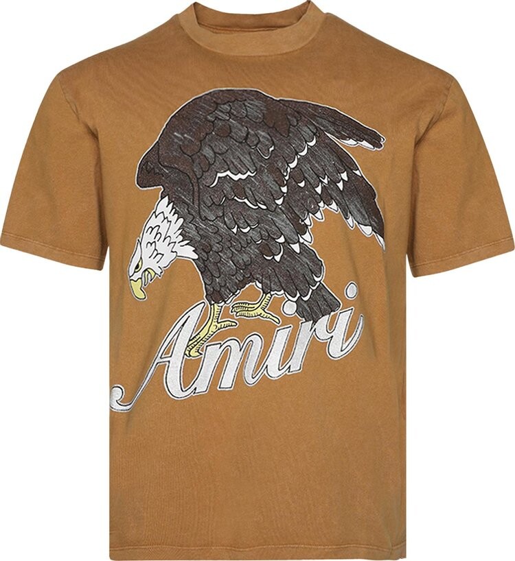 

Футболка Amiri Eagle 'Chai Tea', загар