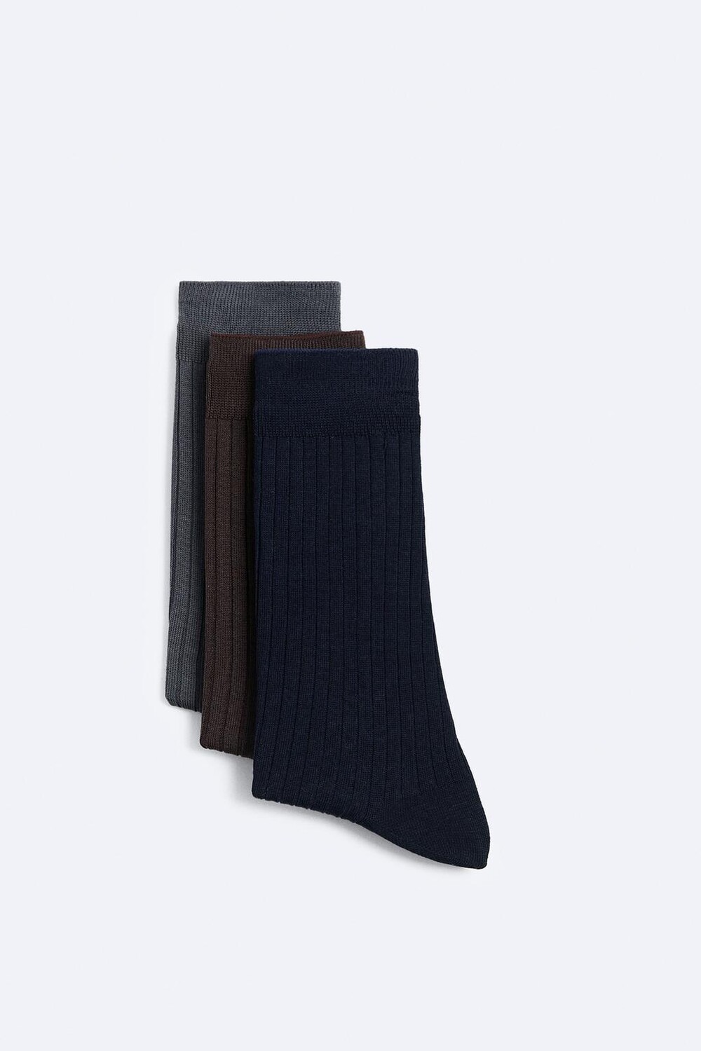 

Набор из 3 носков из мерсеризованного хлопка ZARA, микс