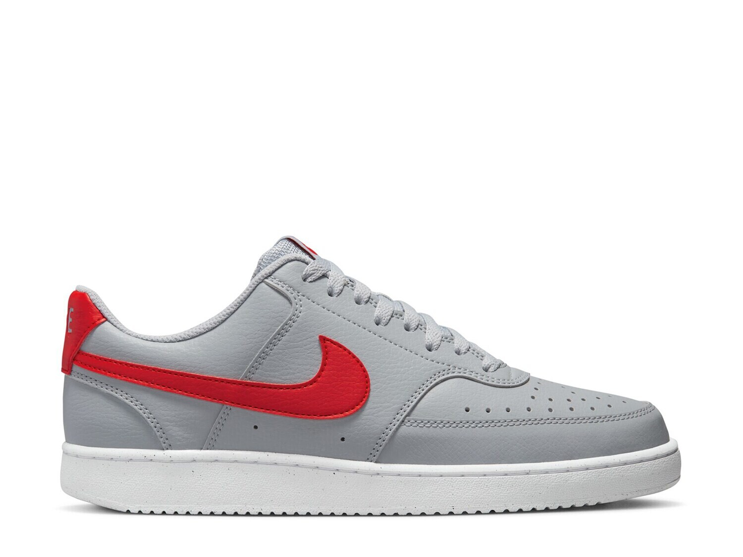 

Кроссовки Nike Court Vision Low Next Nature на резиновой подошве, серый/красный