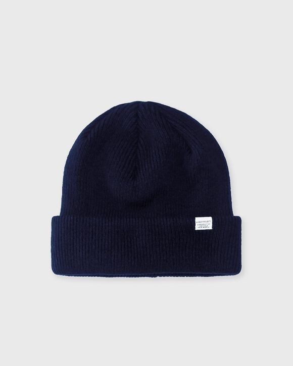 

Шапка Norse Projects Norse Beanie, темно-синий