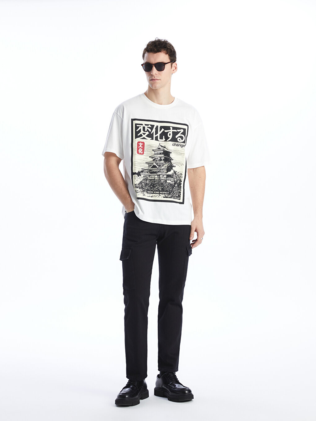 

Мужские джинсовые брюки прямого кроя 700 LCW Jeans, черное родео, Черный