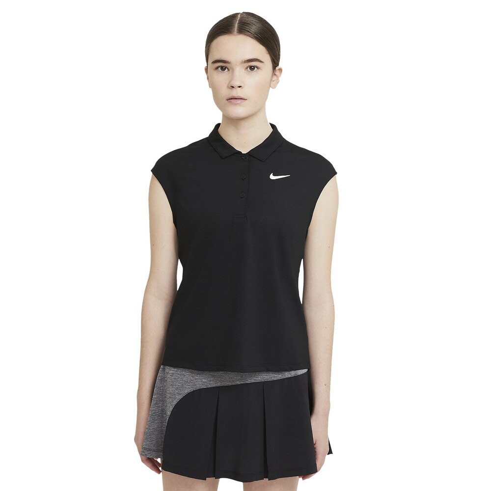 

Поло с коротким рукавом Nike Court Victory, черный