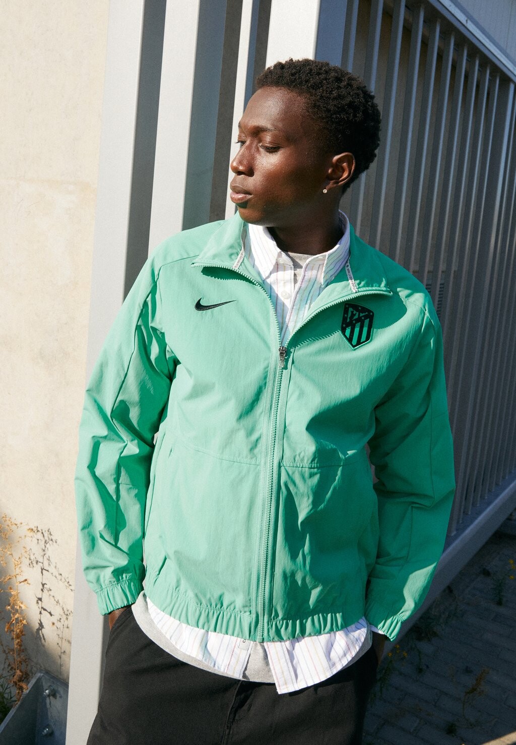 

Team Atletico Madrid Track Jacket 3Rd Nike, цвет spring green/black