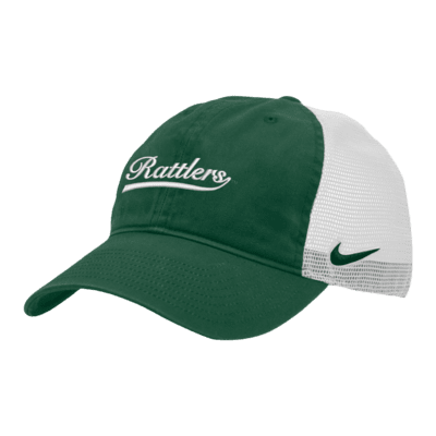 

Бейсболка Nike Florida A&M Heritage86 College Trucker Hat, цвет Gorge Green