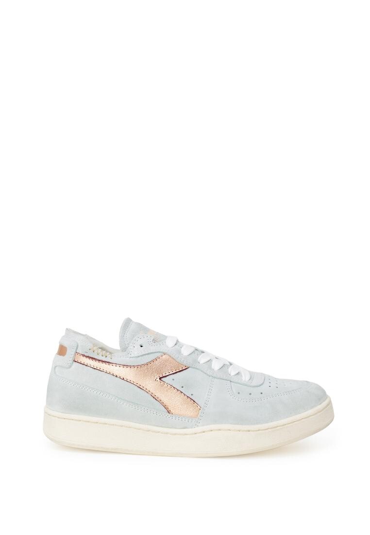 

Однотонные кожаные кроссовки на шнурках Diadora Heritage, розовый