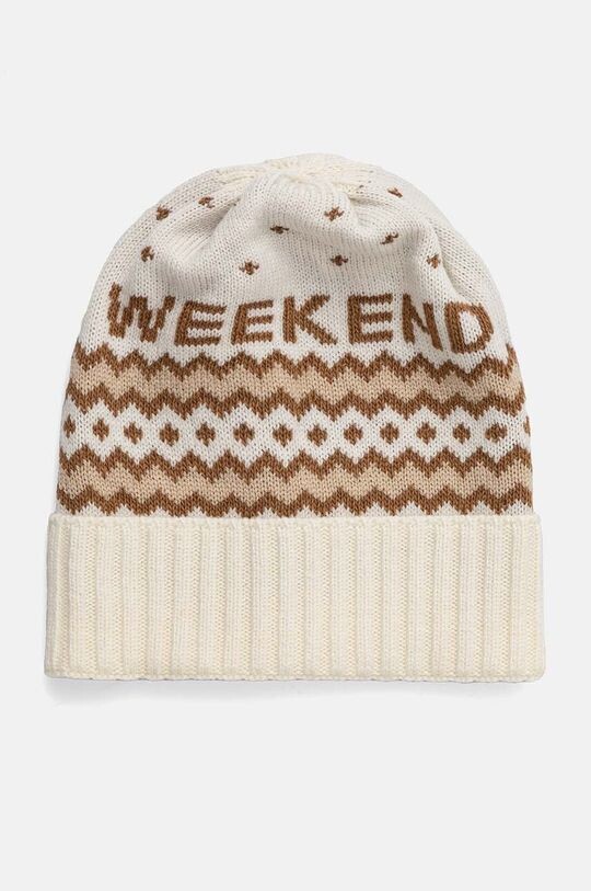 

Шерстяная шапка Weekend Max Mara, бежевый