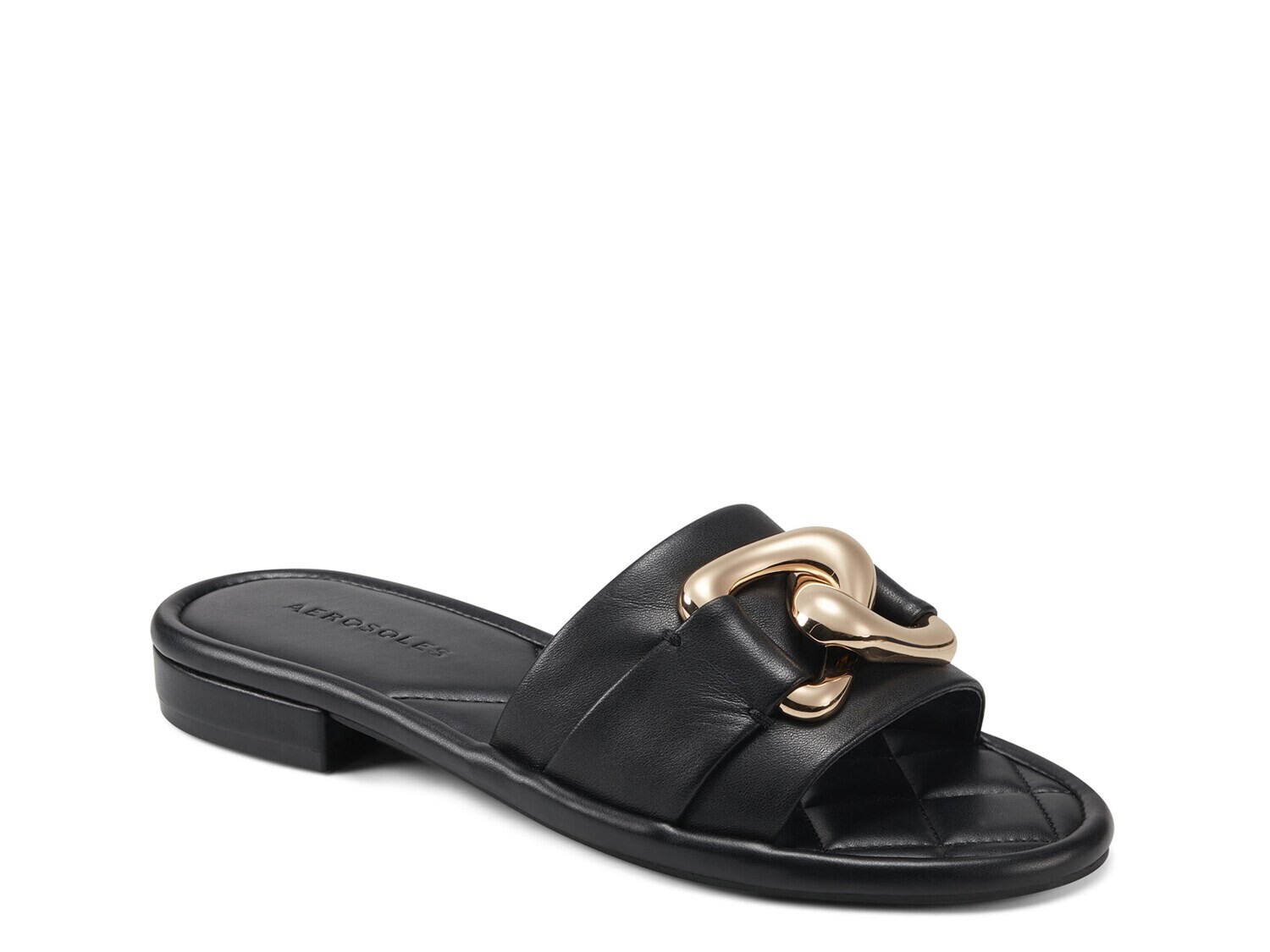 

Сандалии кожаные Aerosoles Big Chain, черный