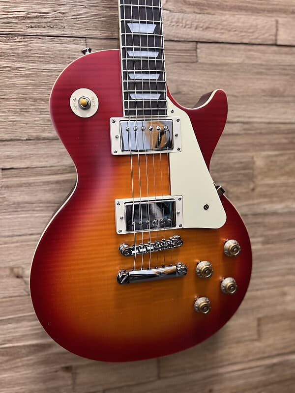 

Электрогитара Epiphone 1959 Les Paul Standard Limited Edition guitar - Aged Dark Cherry Burst. 9lbs 1oz. W/hard case. New!
