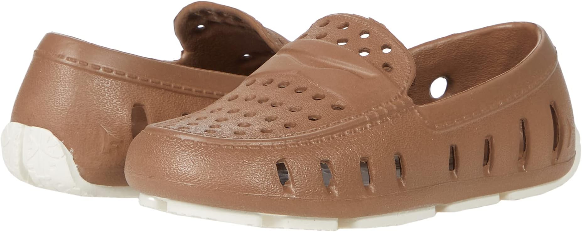 цена Лоферы Floafers Kids Prodigy Driver EVA Loafers Floafers, цвет Driftwood Brown/Coconut