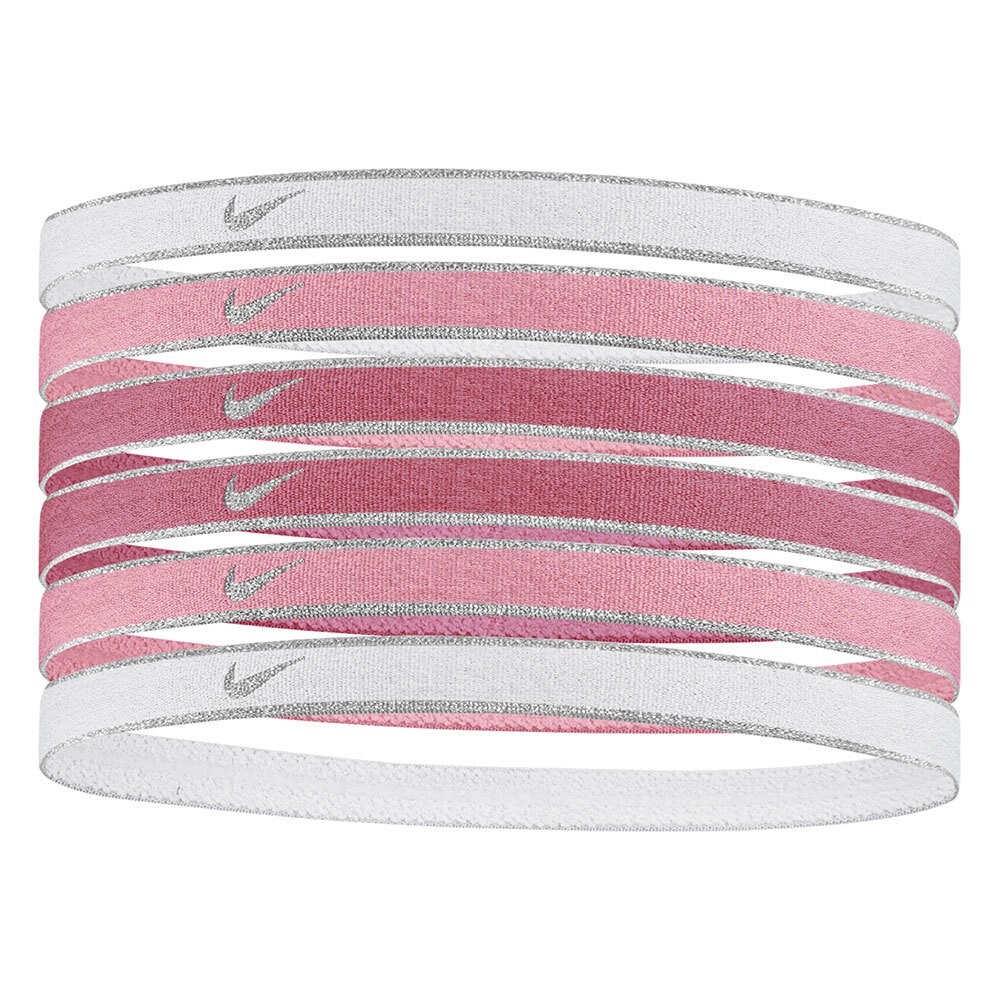 

Повязка на голову Nike Swoosh Sports 6 Pk Metallic, розовый