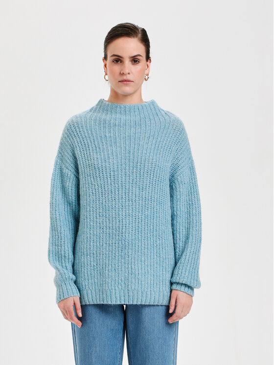 Пуловер свободного кроя Karen By Simonsen, синий рубашка свободного кроя karen by simonsen синий