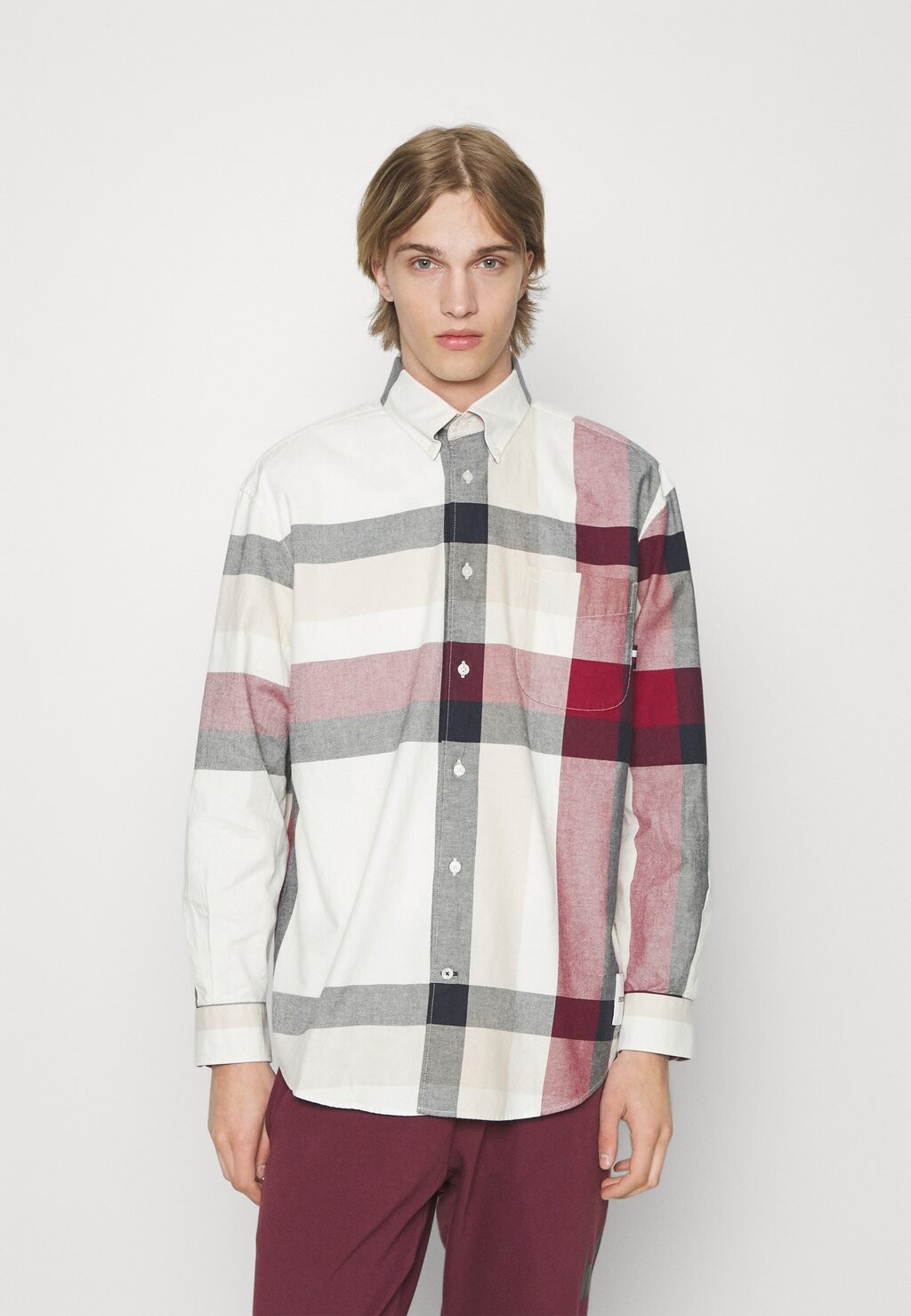 

Рубашка PLACED GLOBAL Tommy Hilfiger, слоновая кость / мульти
