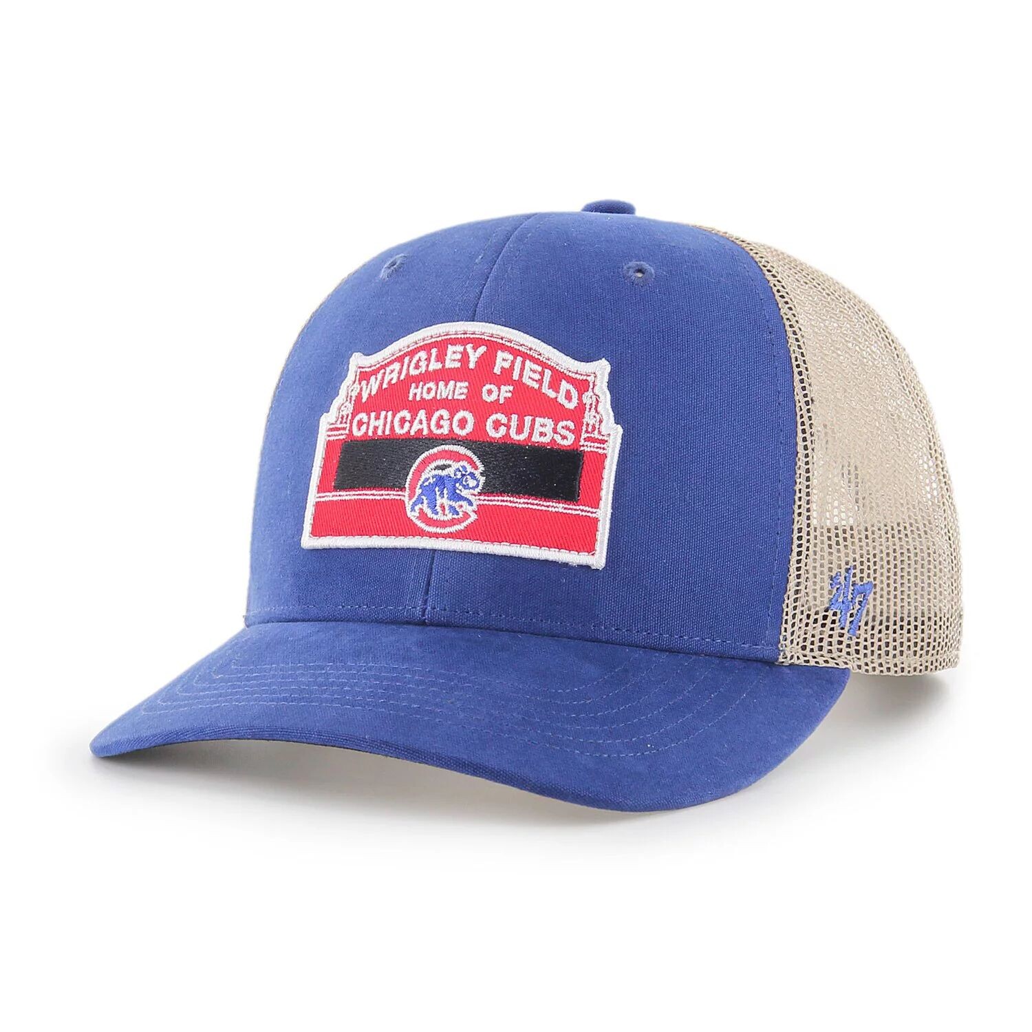 

Мужская кепка Snapback Royal Chicago Cubs '47 Local Haven Trucker
