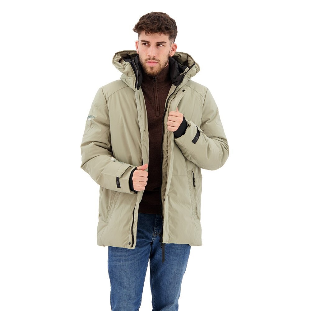 

Парка Superdry City Padded Wind, зеленый