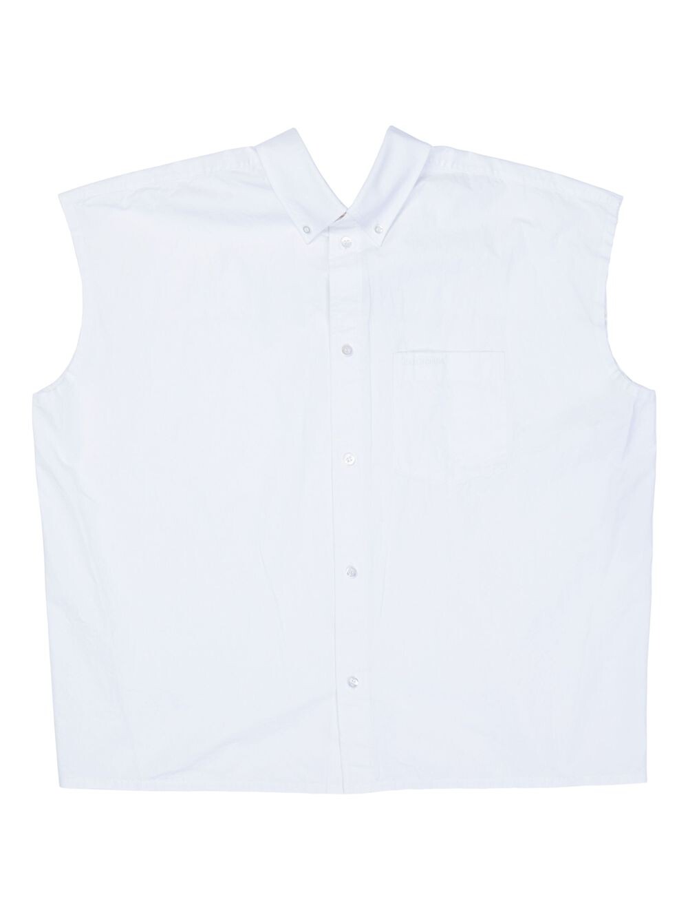 

Топ Swinging Rawcut Balenciaga, белый