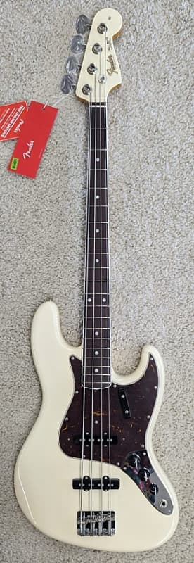 

Басс гитара Fender American Vintage II 1966 4-String Jazz Bass, Olympic White with HS Case