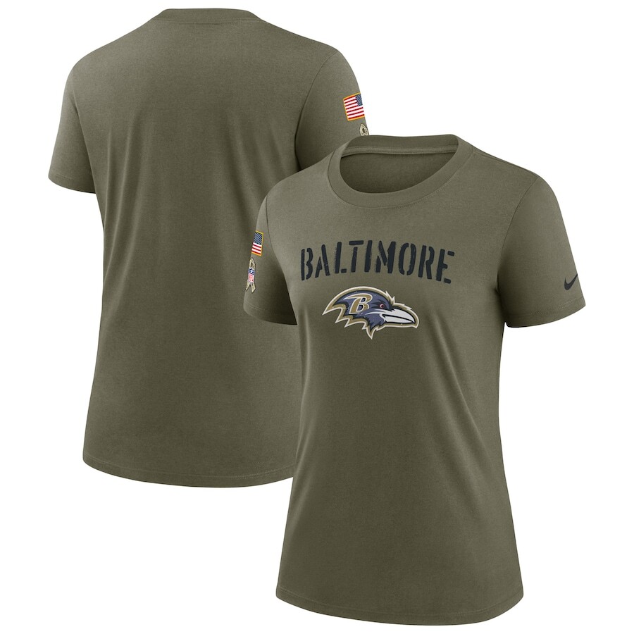 

Футболка с коротким рукавом Nike Baltimore Ravens, оливковый