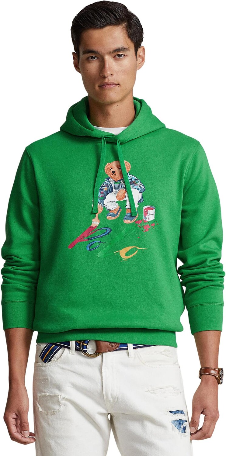 

Флисовая толстовка Polo Bear Polo Ralph Lauren, цвет Cr23 Preppy Green Paint Bear
