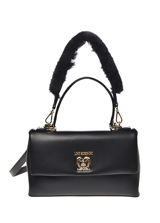 

Черная женская вечерняя сумка Love Moschino