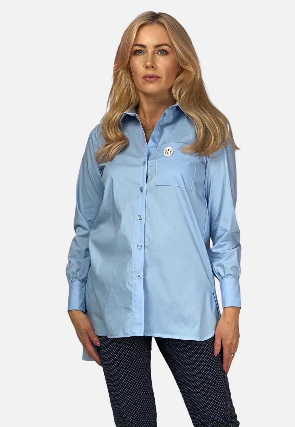 

Блузка-рубашка REGINA FASHION, цвет light blue