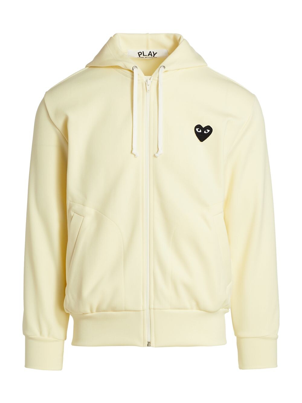 

Толстовка с сердцем Comme des Garçons PLAY, слоновая кость, Бежевый