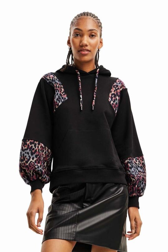 

Толстовка из хлопка Desigual, черный