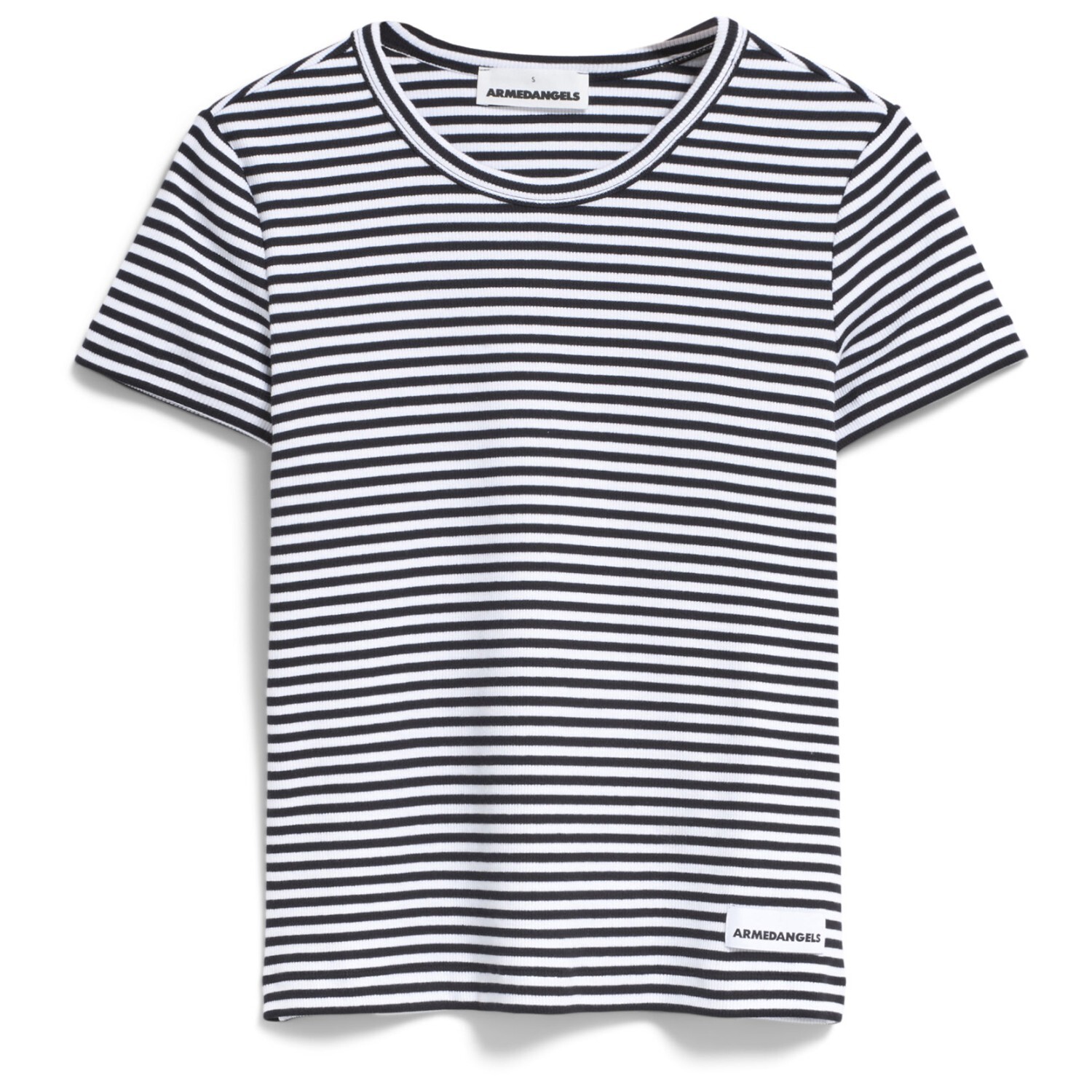 

Футболка Armedangels Women's Kardaa Stripes, цвет Black/White