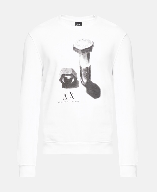 

Толстовка Armani Exchange, белый